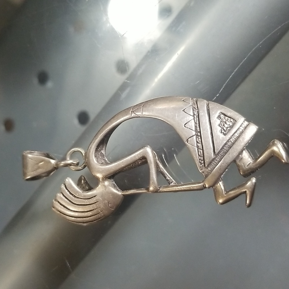 Vintage Authentic Kokopelli Pendant